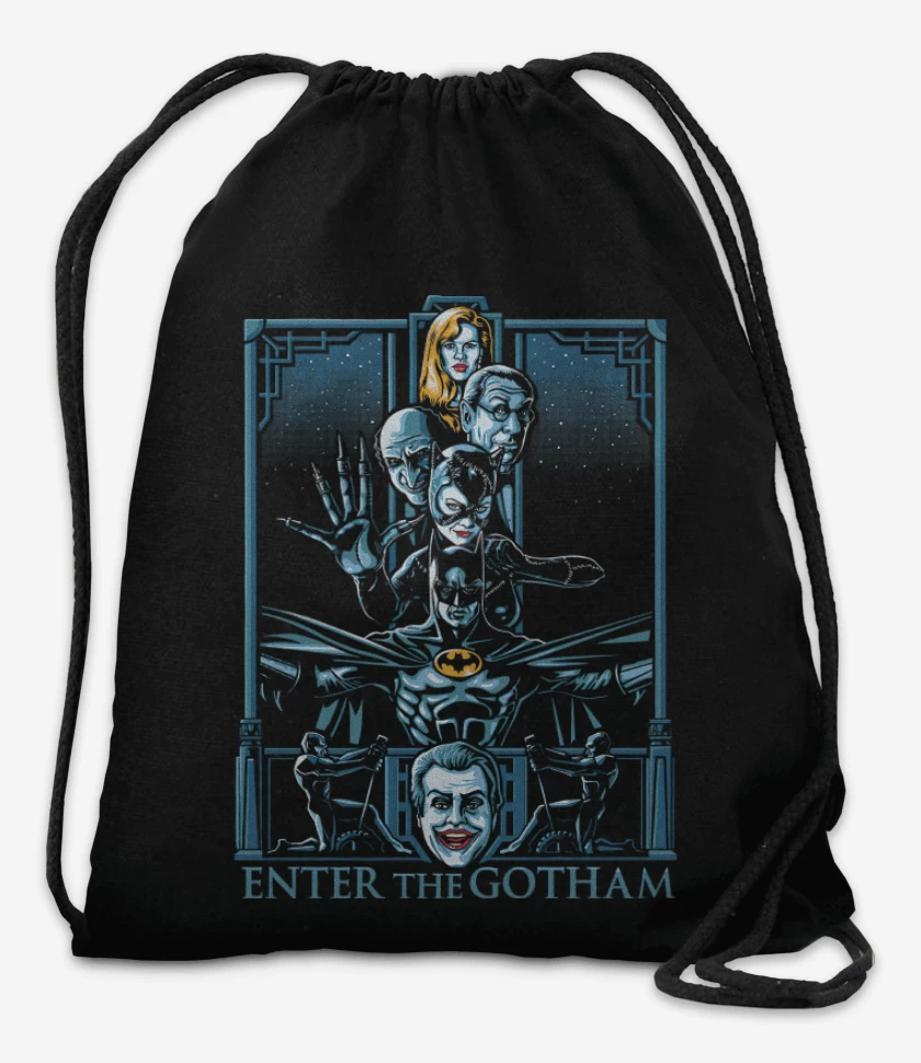 Mochila Negro de Enter The Gotham