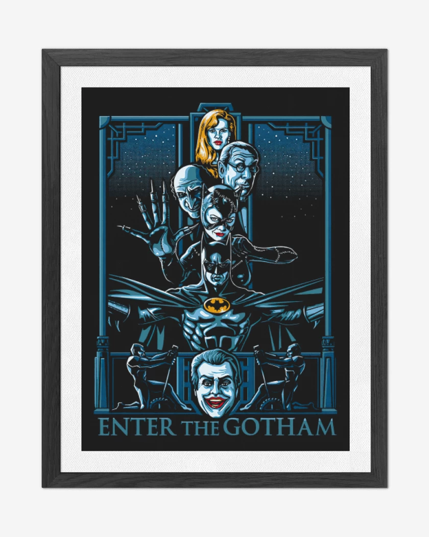 Cuadro decorativo Negro de Enter The Gotham