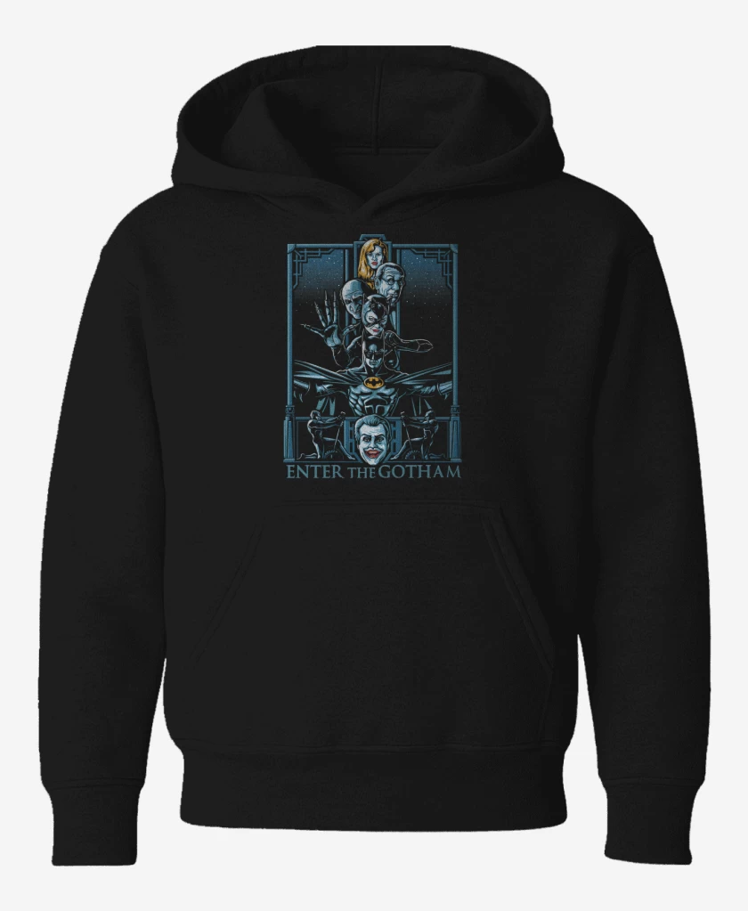 Poleron de niño Negro de Enter The Gotham
