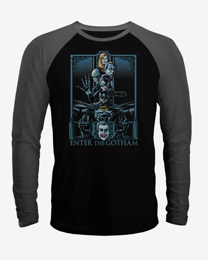 Polera Raglan Enter The Gotham