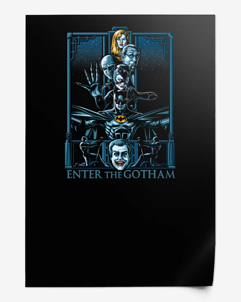 Print Enter The Gotham