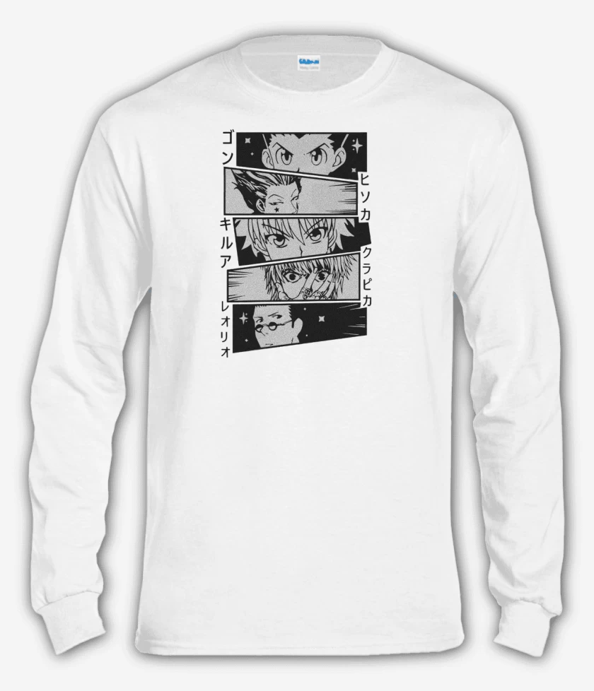Polera manga larga Blanco de Hunterx