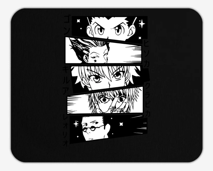 Mousepad Negro de Hunterx