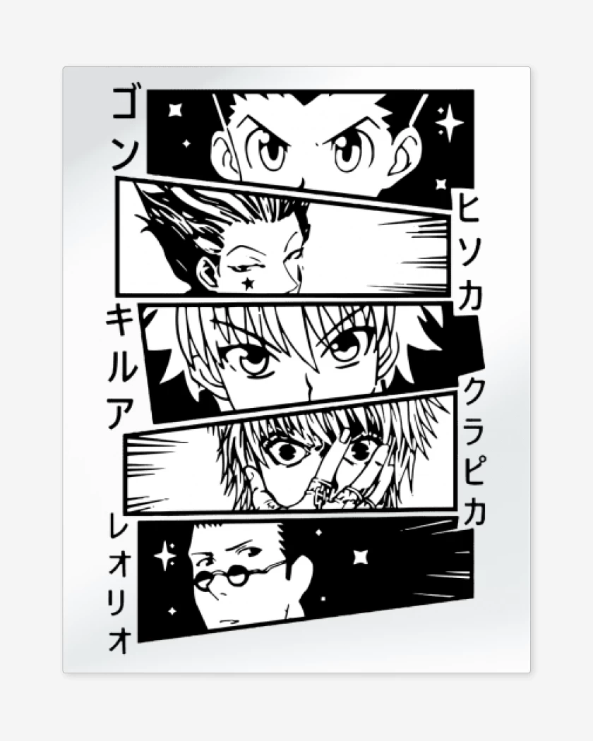 Print metalico Blanco de Hunterx