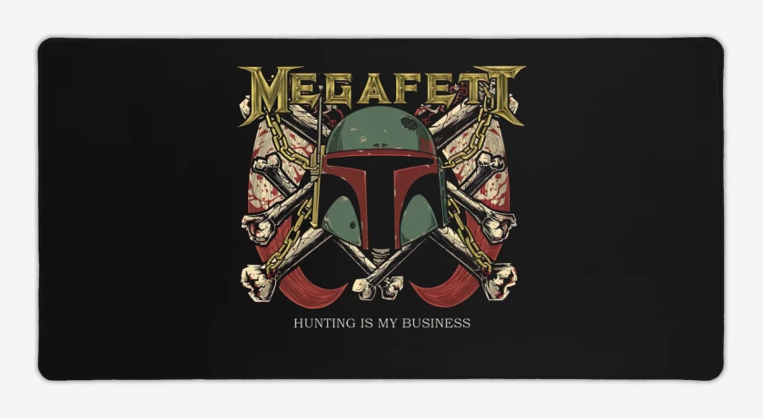 Mouse pad Gamer Negro de Megafertt