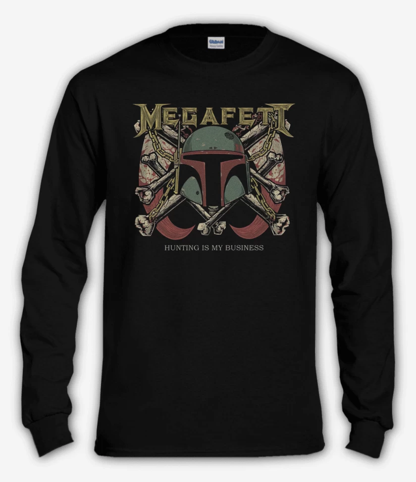 Polera manga larga Negro de Megafertt