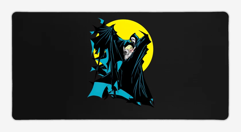 Mouse pad Gamer Negro de El Grito del Murciélago