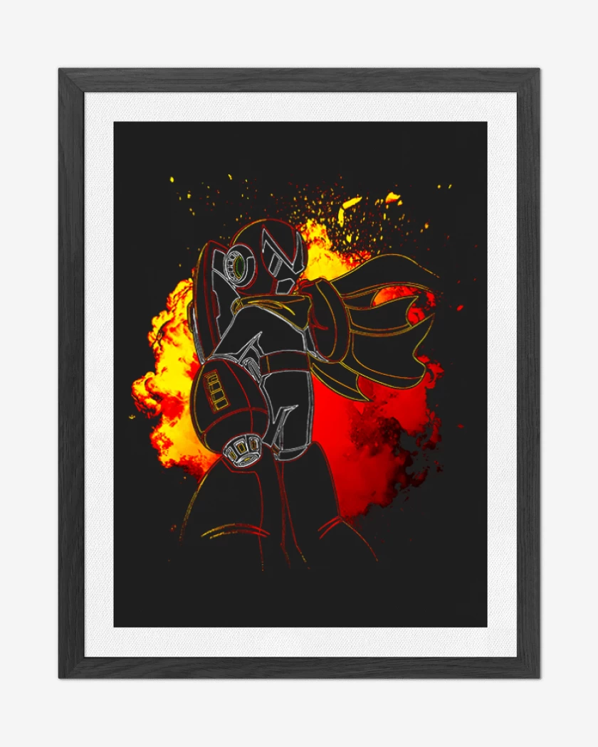Cuadro decorativo Negro de Protoman