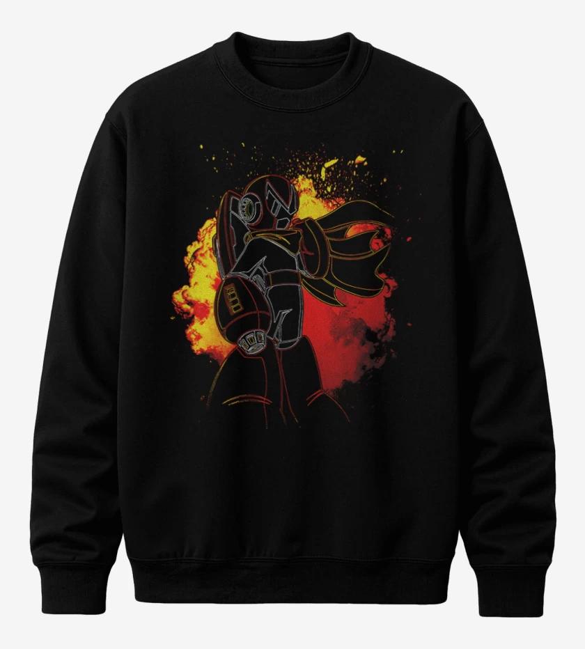 Poleron polo Negro de Protoman