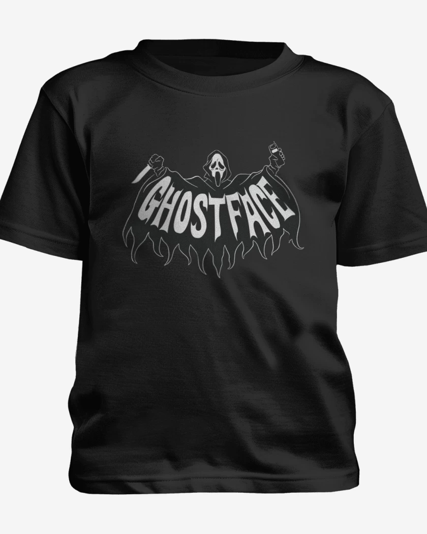 Polera de niño Negro de GhostFace