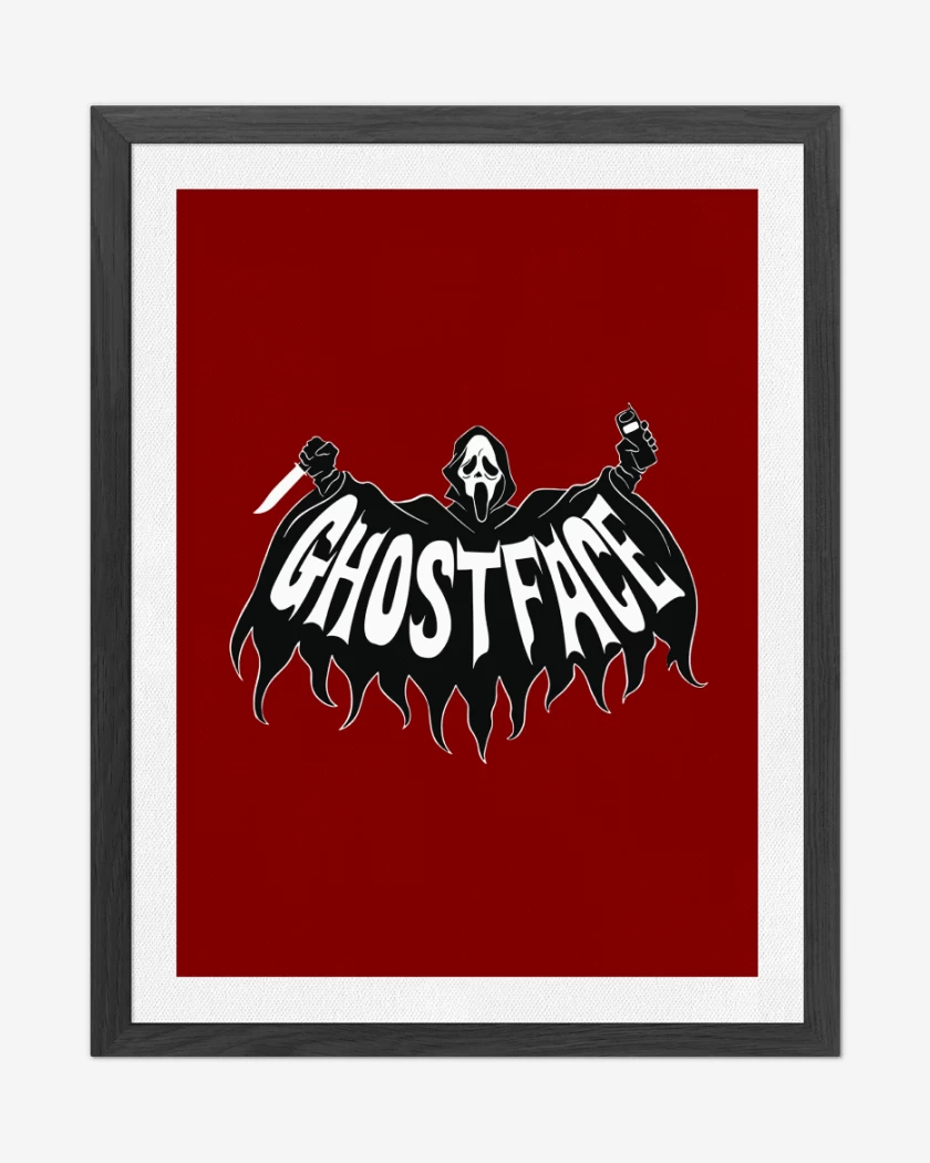 Cuadro decorativo Rojo de GhostFace