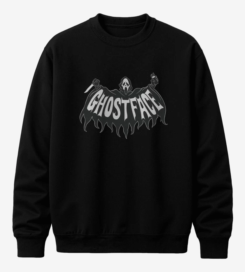 Poleron polo Negro de GhostFace