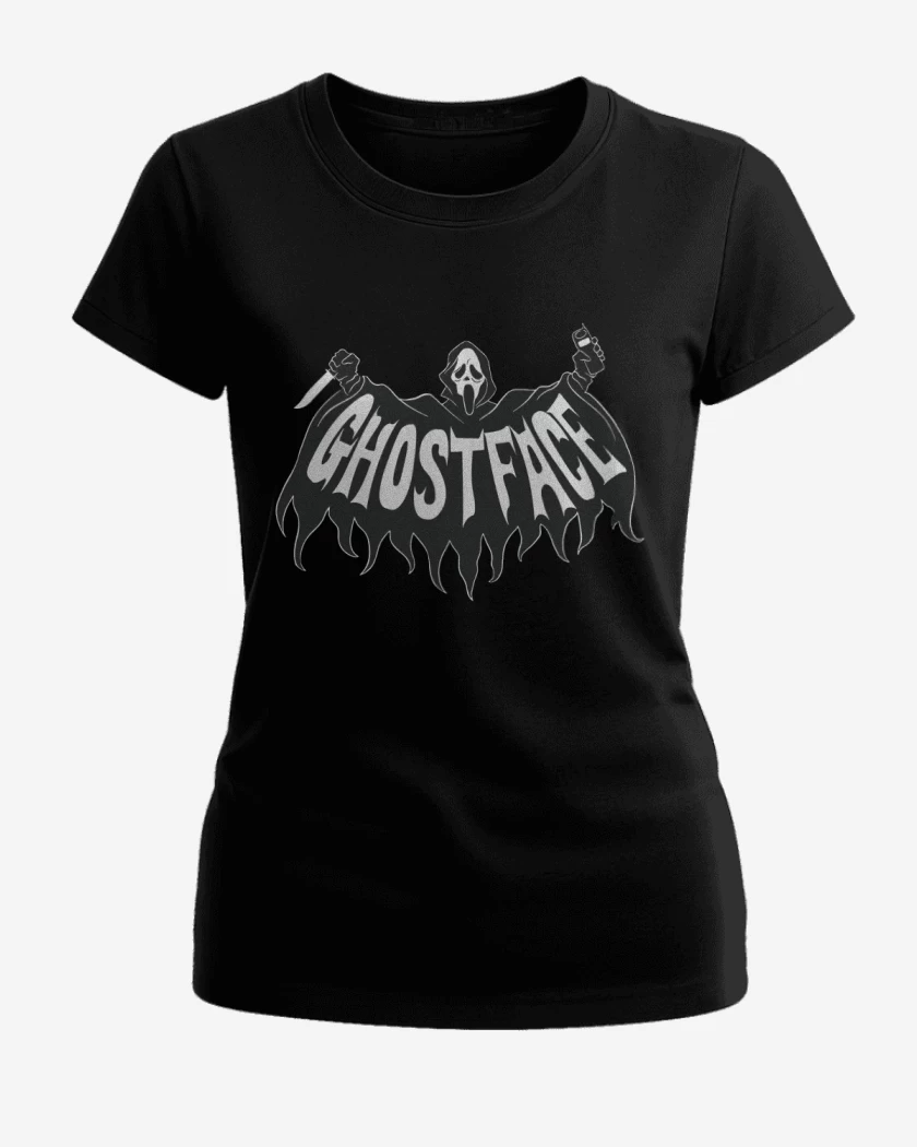 Polera de Mujer Negro de GhostFace