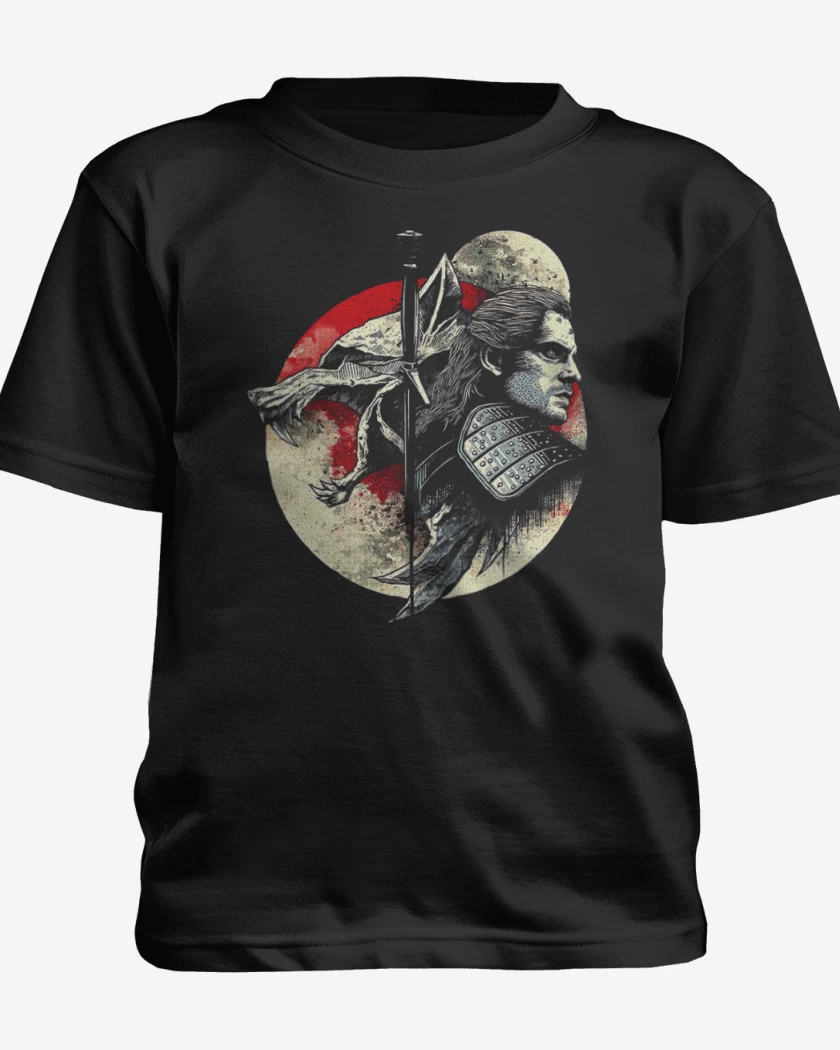 Polera de niño Negro de The witcher 3