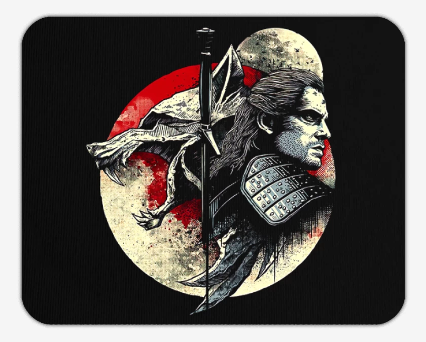 Mousepad Negro de The witcher 3