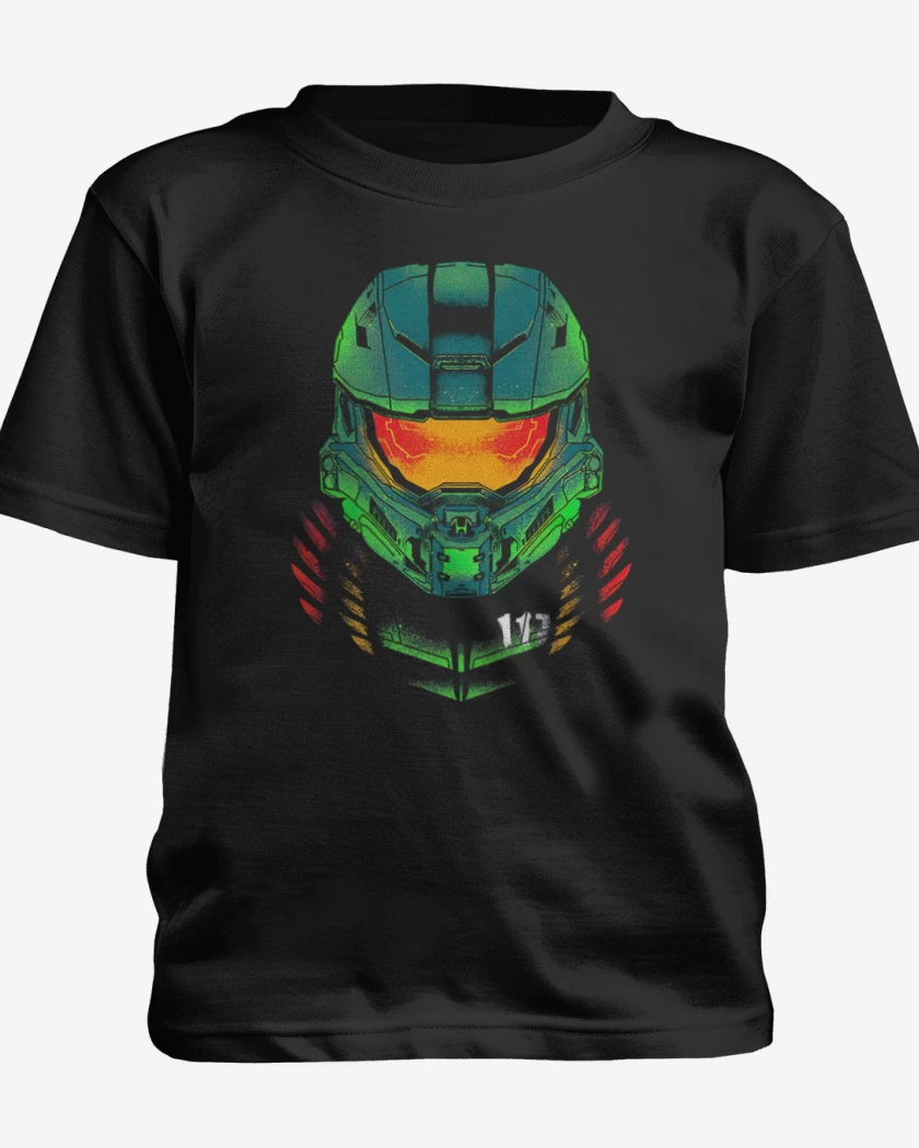 Polera de niño Negro de Master Chief