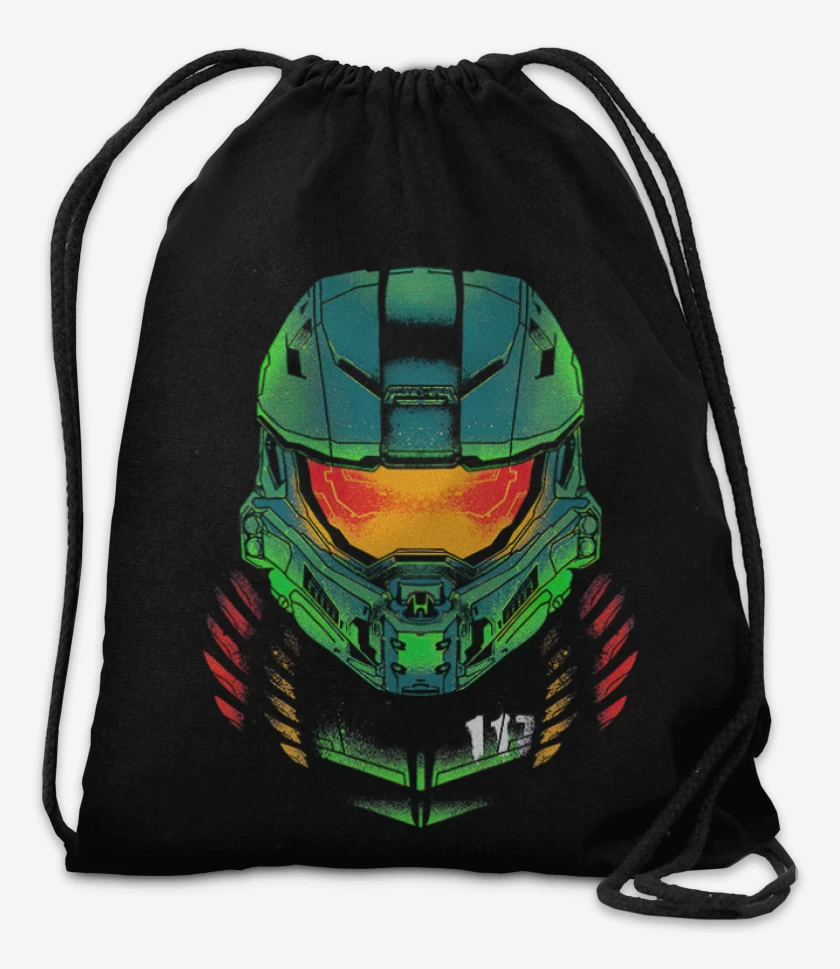 Mochila Negro de Master Chief