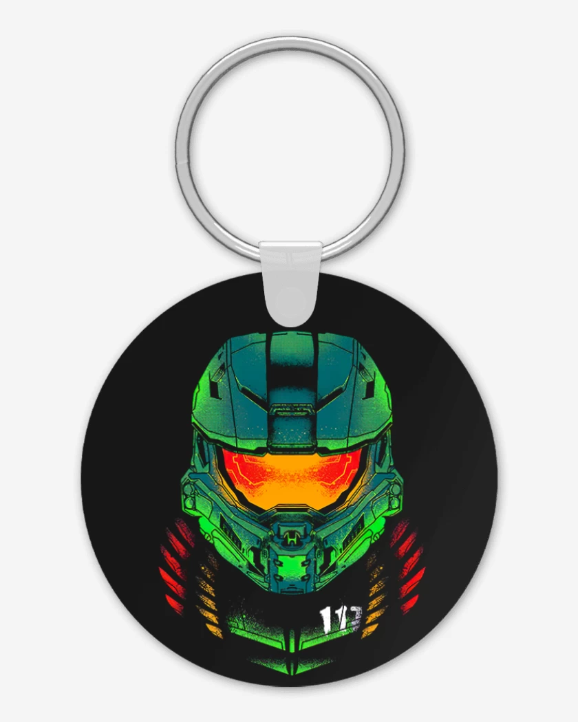 Llavero Negro de Master Chief