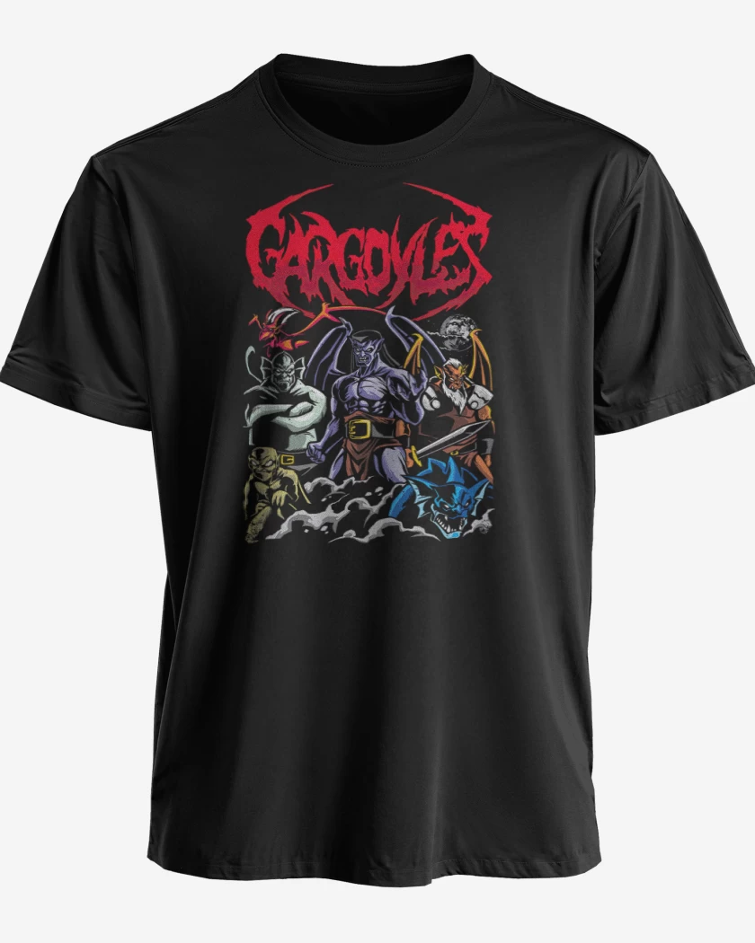 Polera premium Negro de Gárgolas