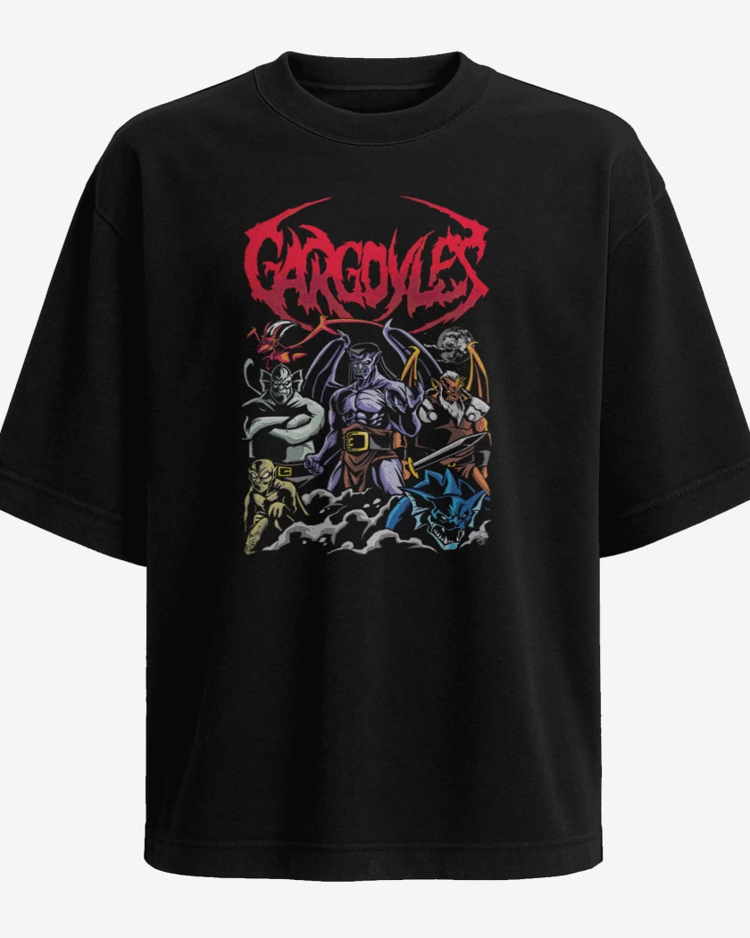 Polera Oversize Gárgolas