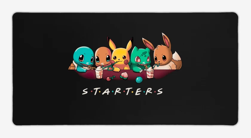 Mouse pad Gamer Negro de The Starters 