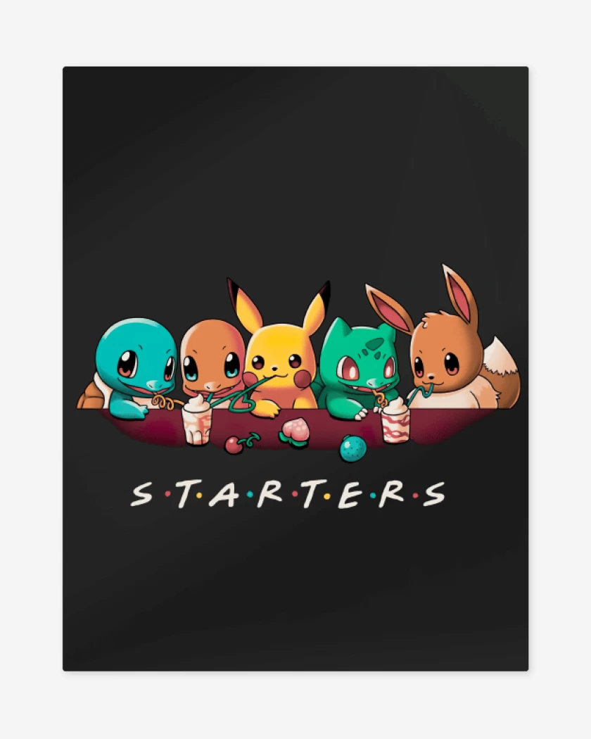Print metalico Negro de The Starters 