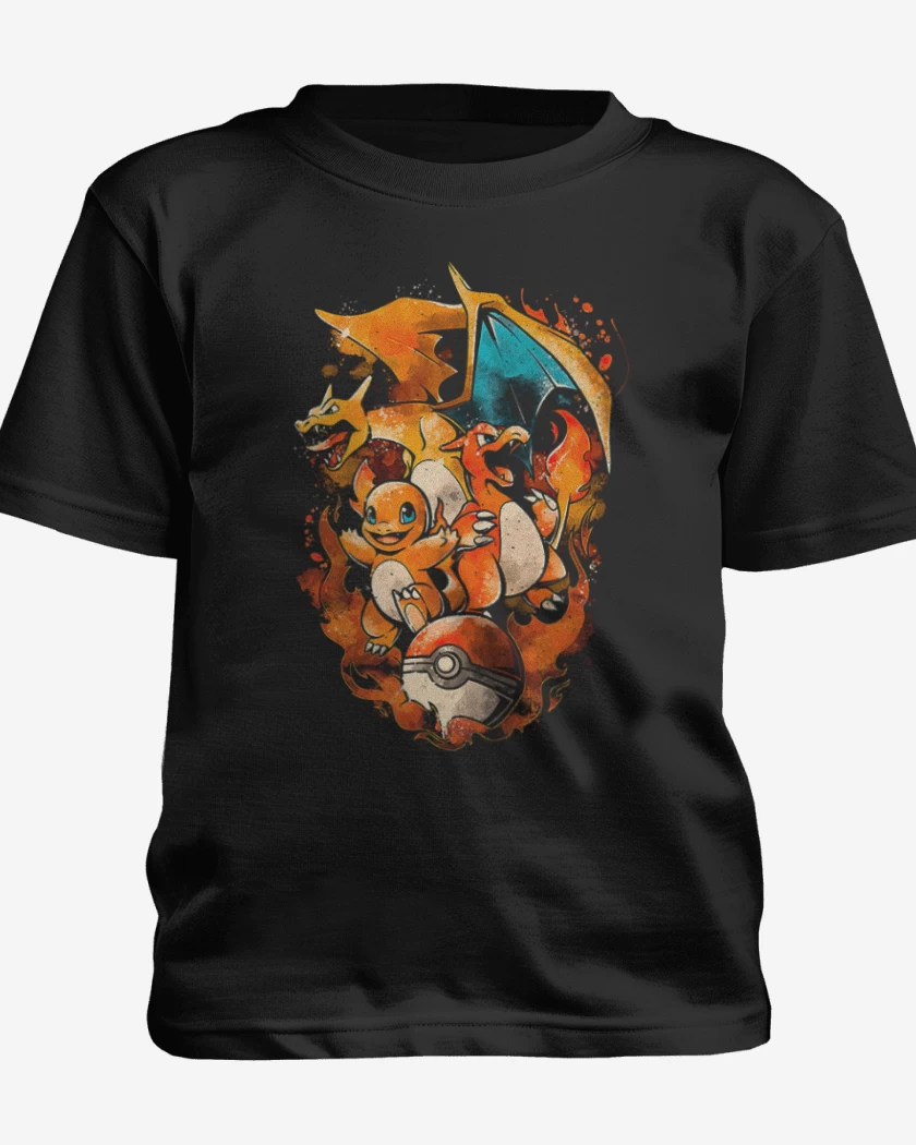 Polera de niño Negro de Charvolution
