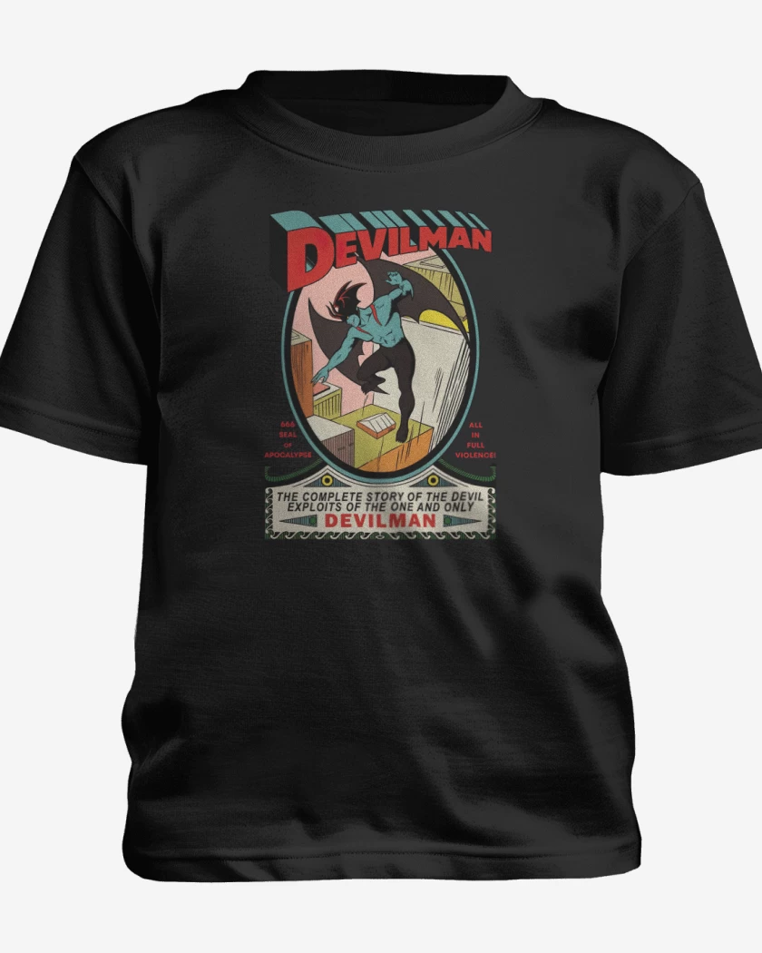 Polera de niño Negro de Super Devilman