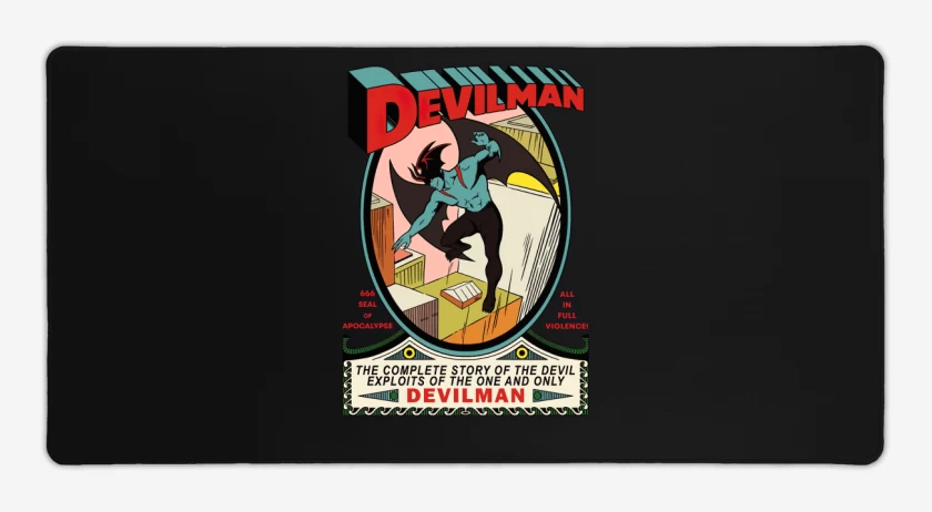 Mouse pad Gamer Negro de Super Devilman