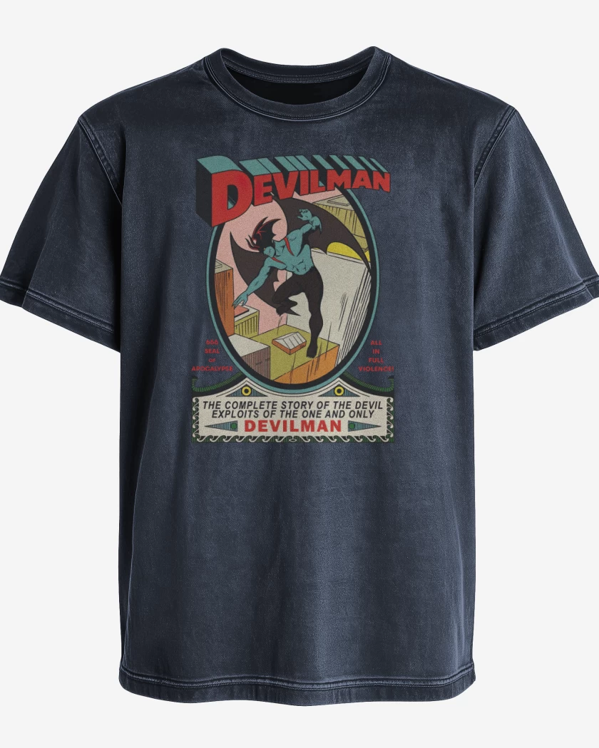 Polera desgastada Super Devilman