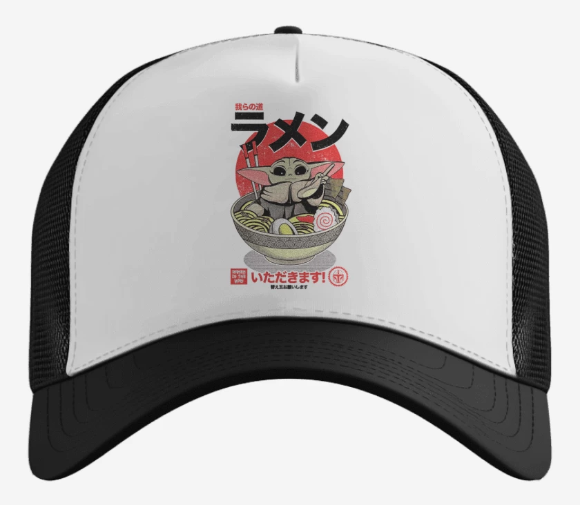 Gorro Blanco de Ramen Grogu