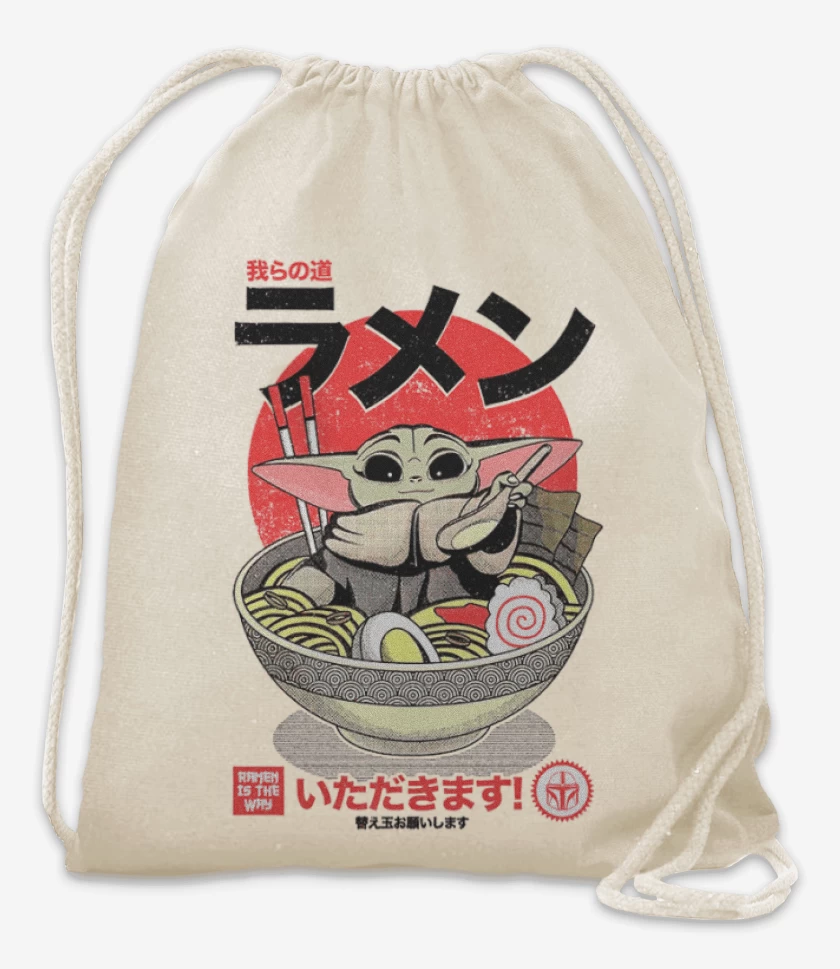 Mochila Blanco de Ramen Grogu