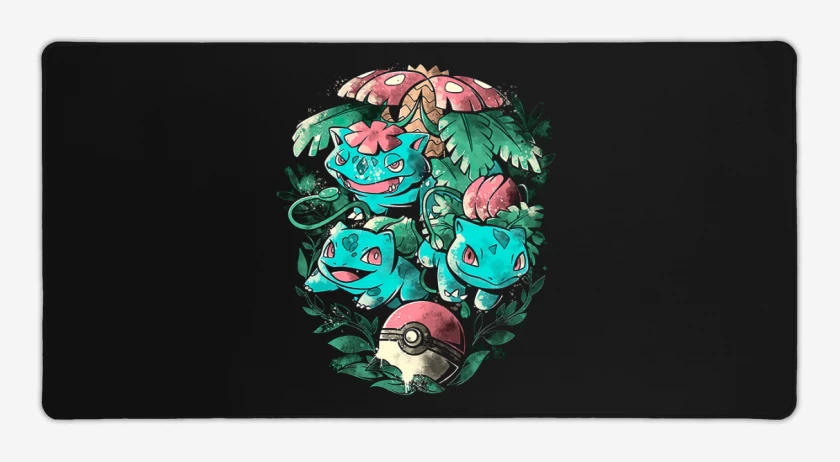 Mouse pad Gamer Negro de Bulbavolution