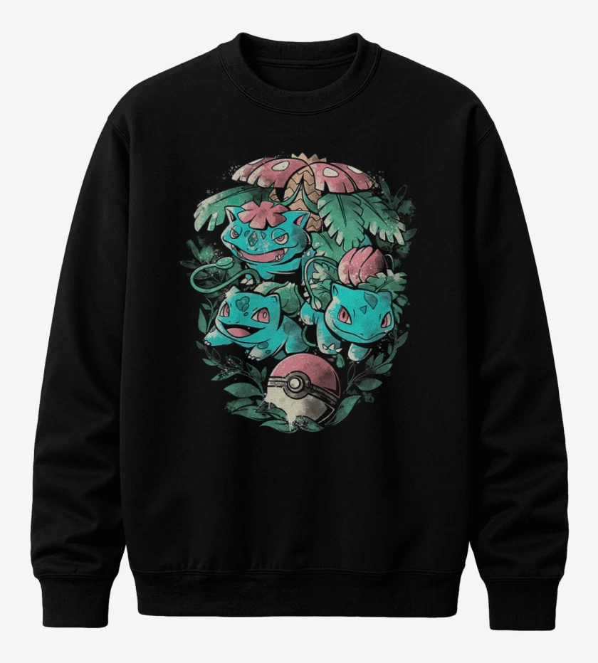 Poleron polo Negro de Bulbavolution