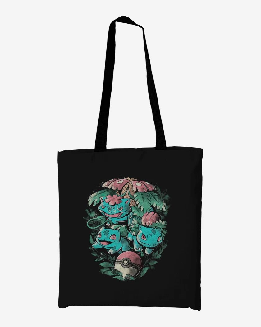 Totebag Negro de Bulbavolution