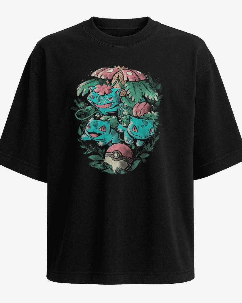 Polera Oversize Negro de Bulbavolution