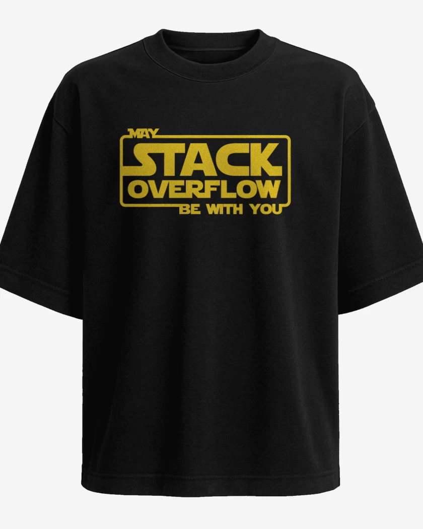 Polera Oversize May stack overflow be with you
