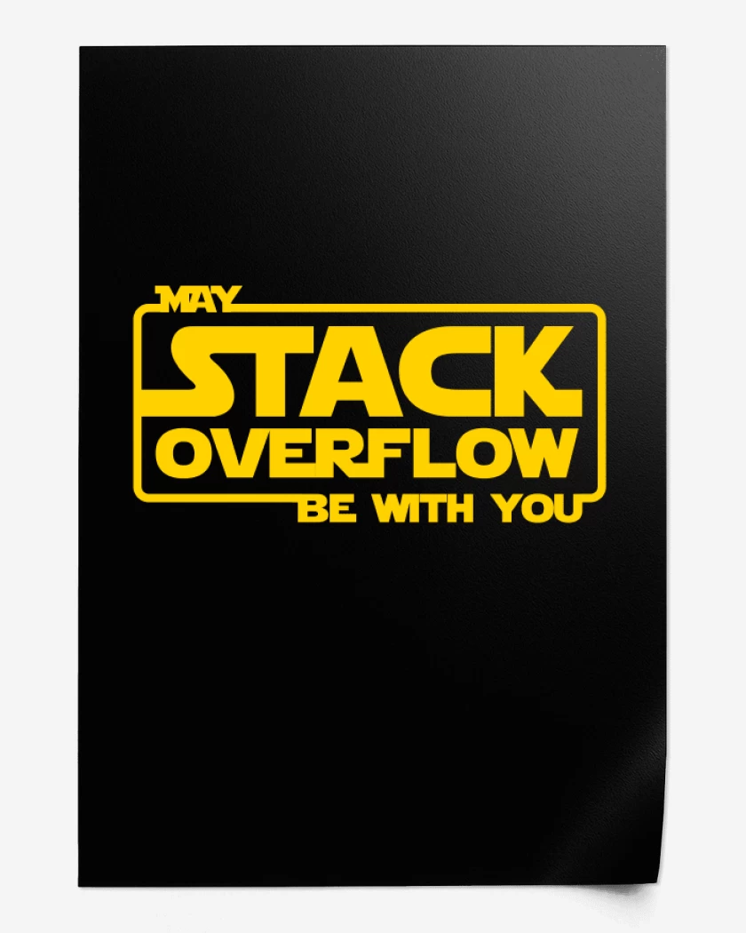 Print May stack overflow be with you