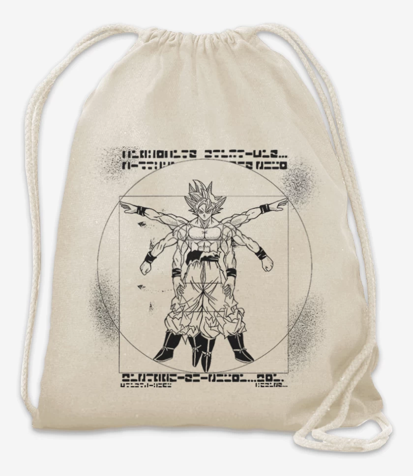 Mochila Blanco de Goku vitruvio
