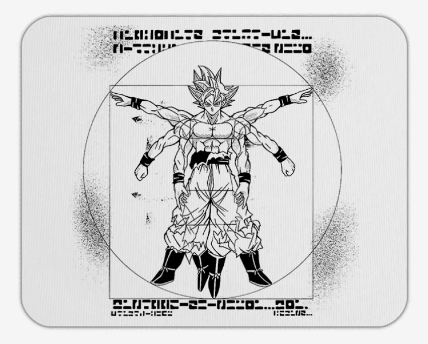Mousepad Goku vitruvio