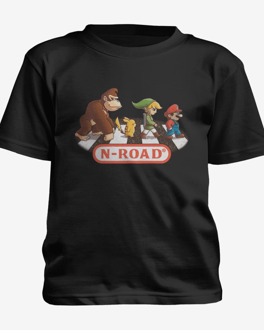 Polera de niño Negro de N road