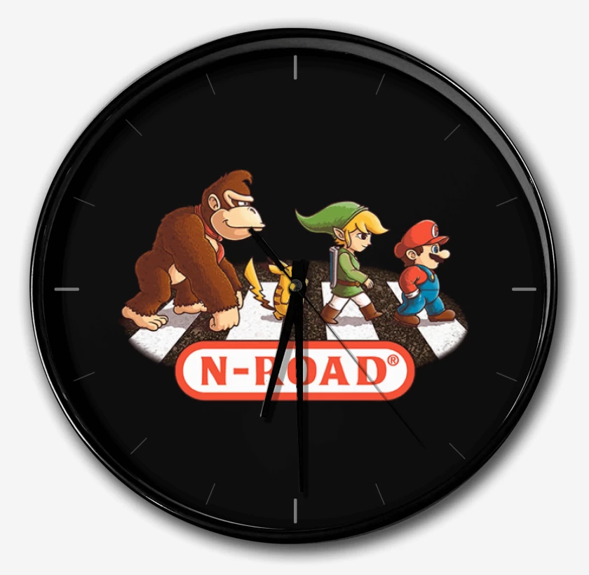 Reloj Negro de N road