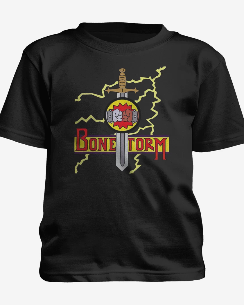 Polera de niño Negro de Bonestorm