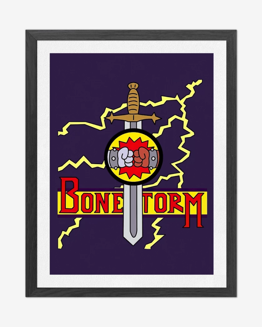 Cuadro decorativo Morado de Bonestorm