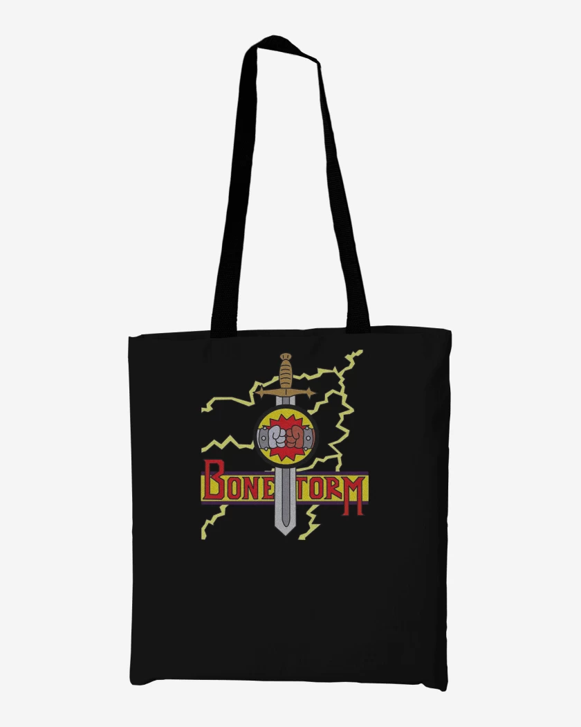 Totebag Negro de Bonestorm