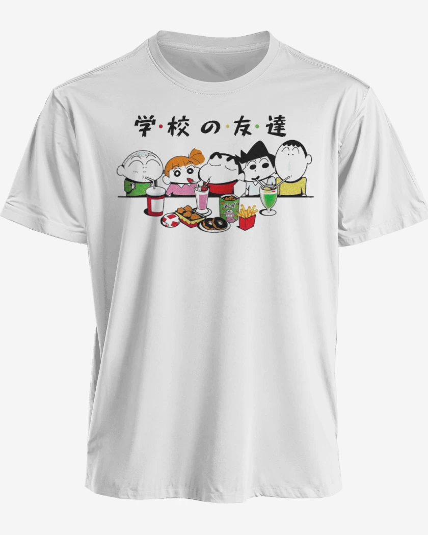 Polera premium Blanco de Shin Chan