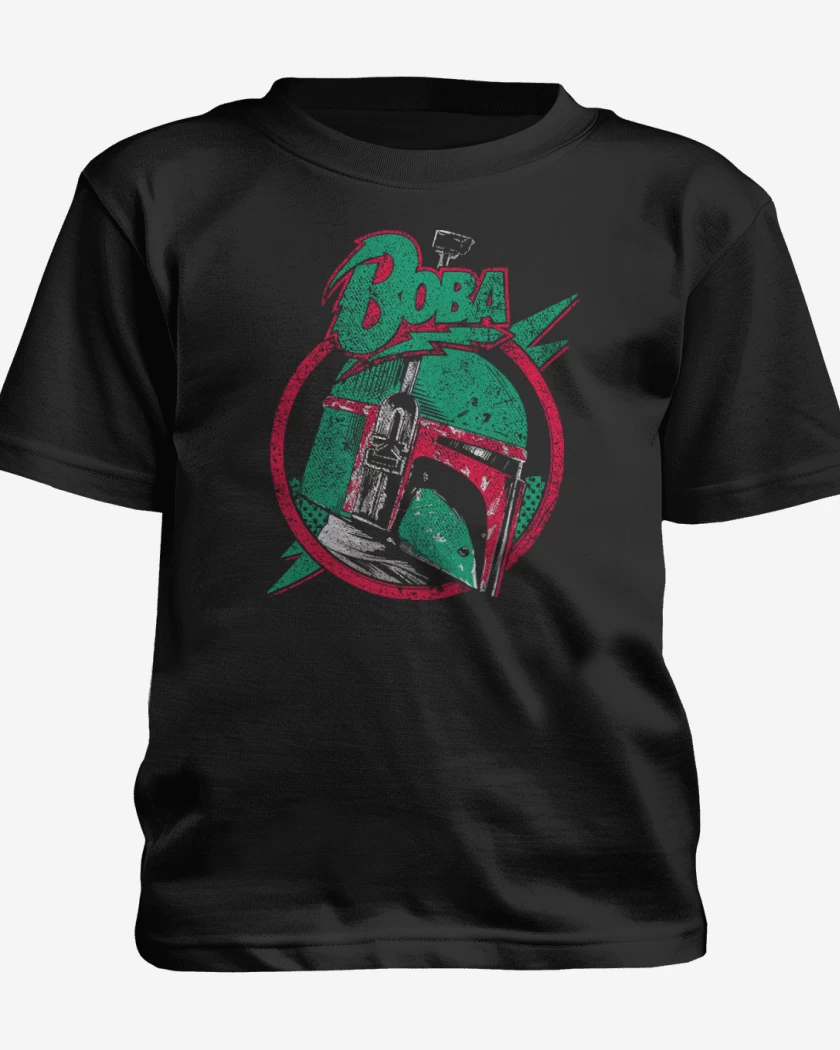 Polera de niño Negro de Boba Fett