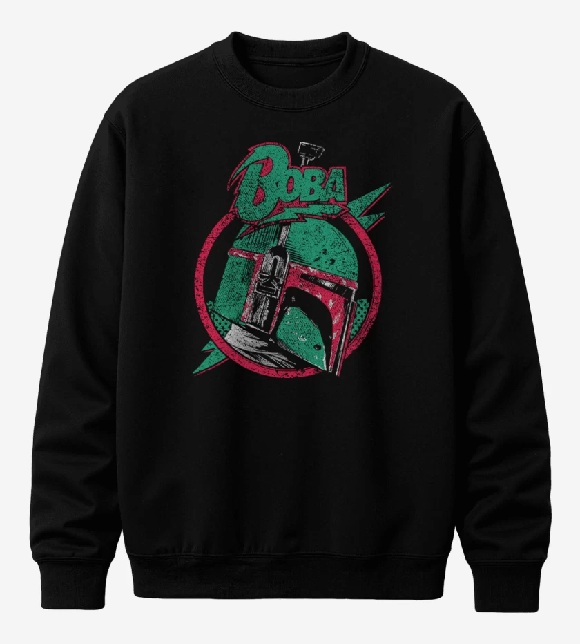 Poleron polo Negro de Boba Fett
