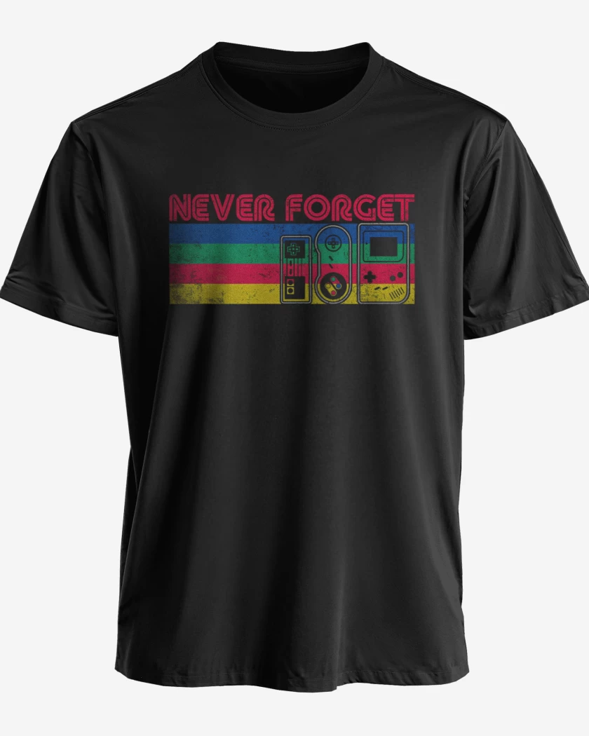 Polera Never Forget Gamer