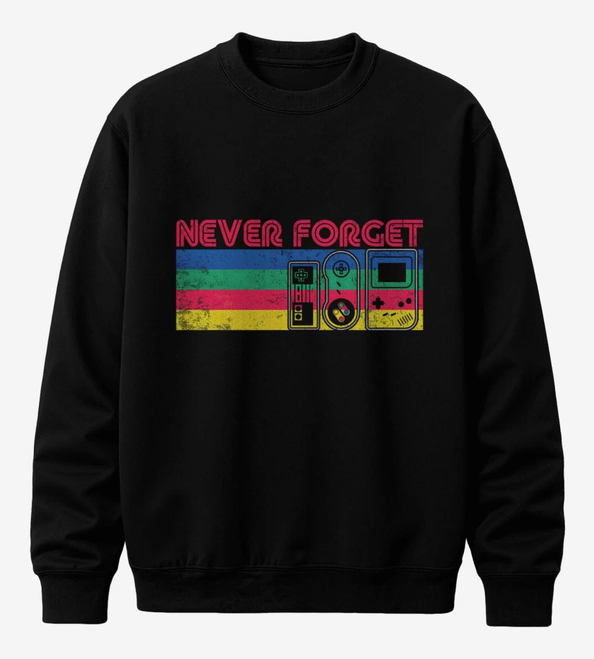 Poleron polo Never Forget Gamer